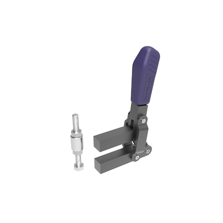 Kifix Vertical Dual Solid Arm Hold-Down Toggle Clamp, 660 Lb. Retention Force, 120 Degree Opening Angle KF-02-MP